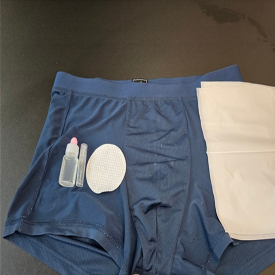 정액 검출 시약 흡착지 2회분 검사